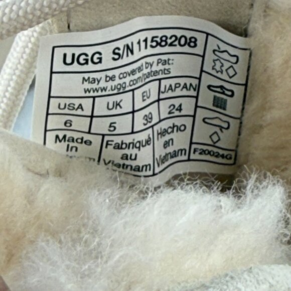 M6 W7 - UGG NEUMEL Hi Weather Hybrid All Gender - Brich/White pepper Boots - Picture 8 of 9